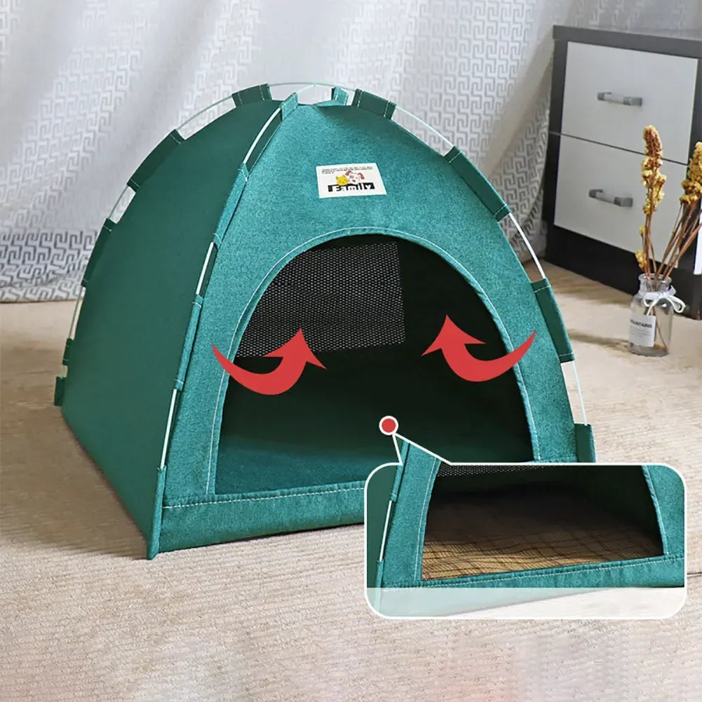 Summer pet tent: Kennel for cats and dogs.