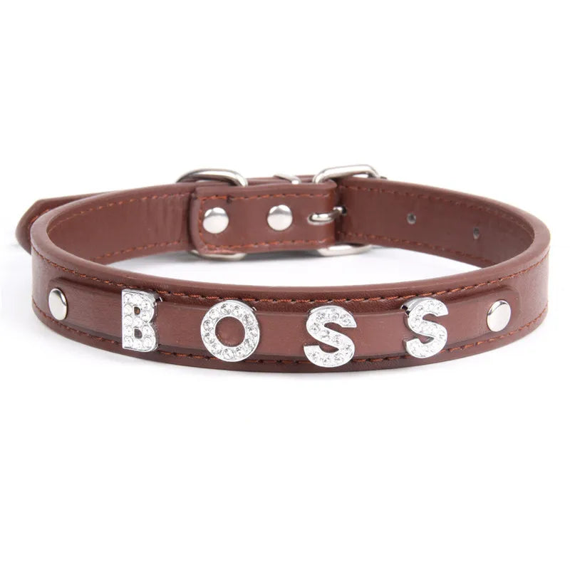 PU Leather Pet Collars
