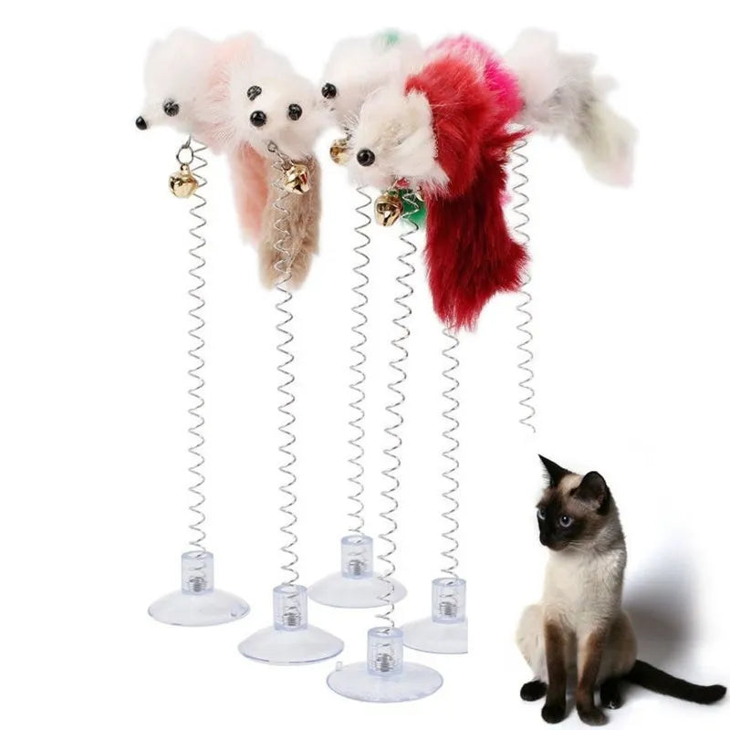 Cartoon Cat Teaser Toy: Keep Your Cat Playful and Engaged!