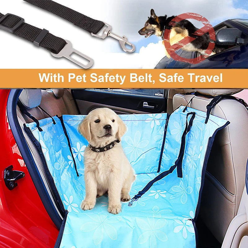 Waterproof Pet Seat Cover: Carrier Basket Mat, Travel Product