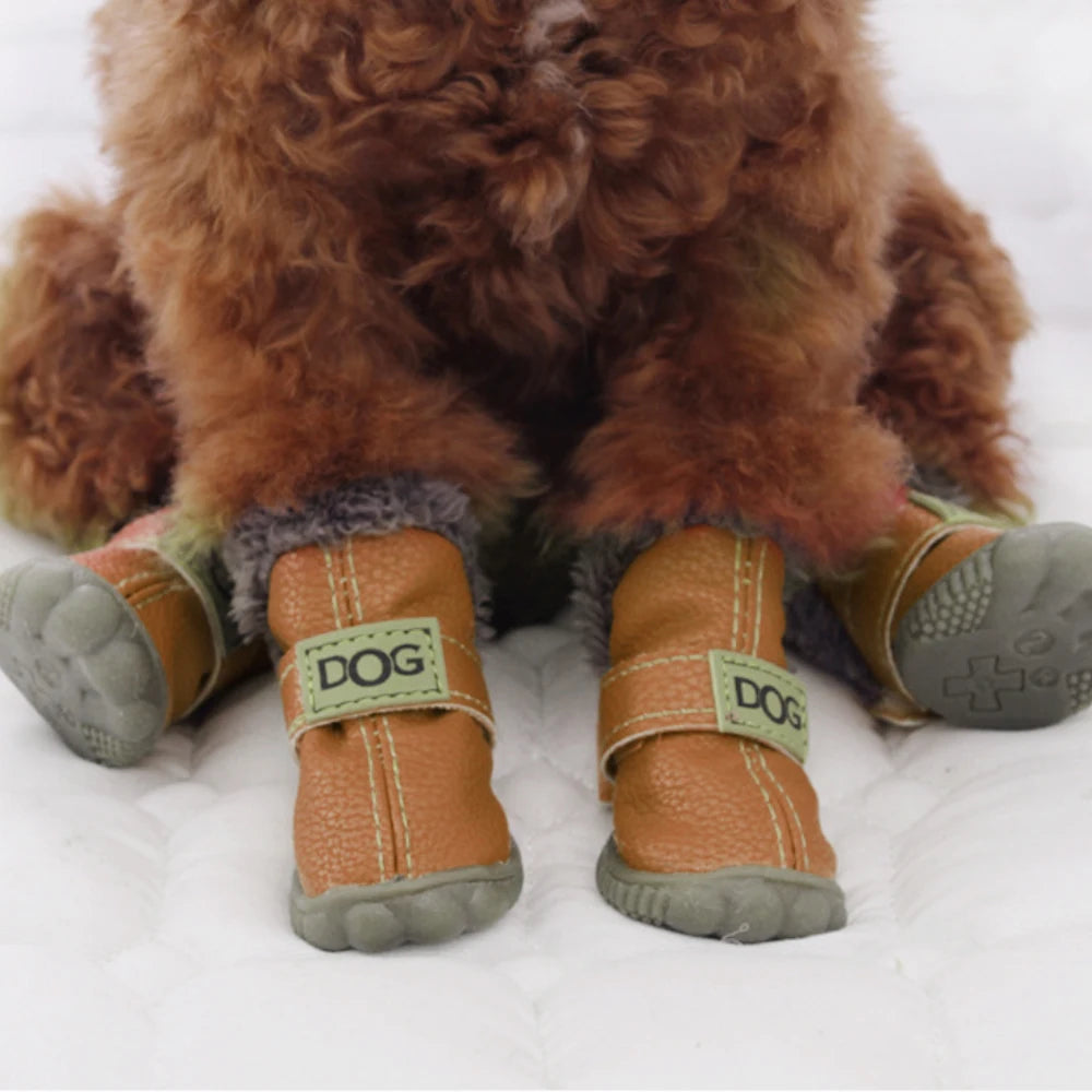 Thick Snow Boots: Keep warm, autumn-winter, for VIP dogs.
