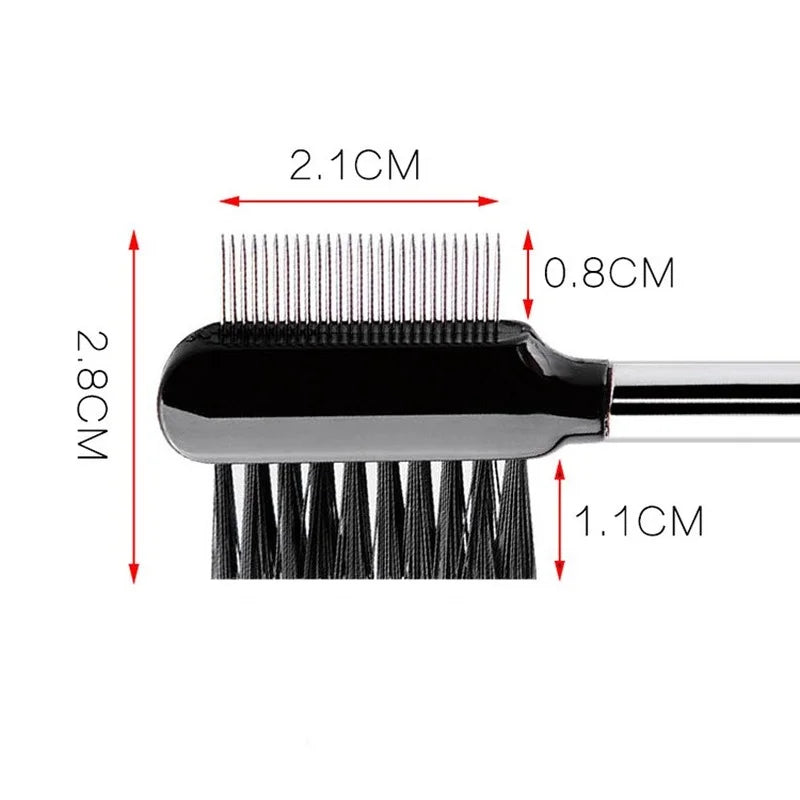 Double-Sided Pet Eye Comb: Removes tear stains, grooming accessory.