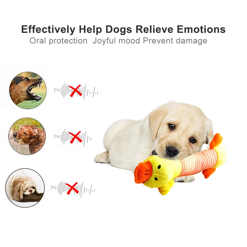 Squeaky Plush Dog Toy: Durable, Funny Chew Toy for Pets