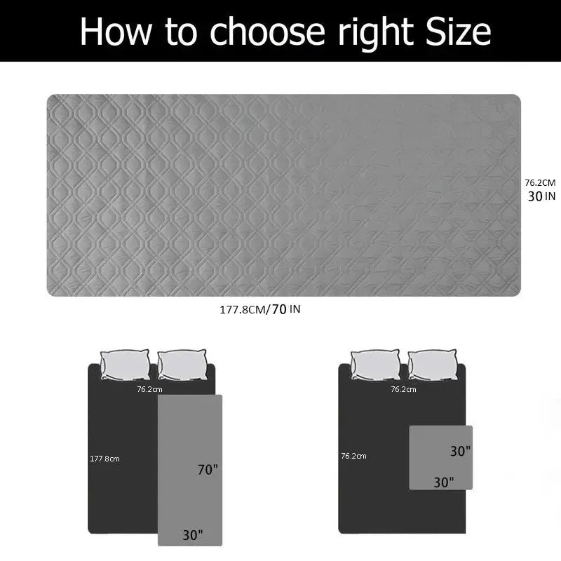 Waterproof Dog Bed Cover: Leak-proof mat for furniture protection.