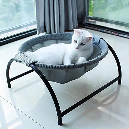 New Summer Pet Cat Bed: Washable Hammock, Comfortable Breathable Lounger