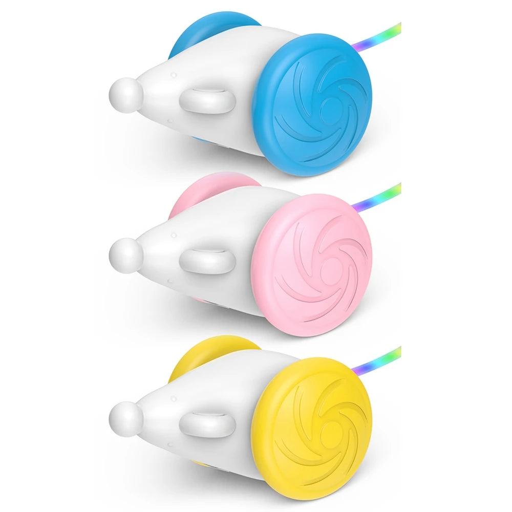 Interactive motorized cat toy: Engaging snake playtime, self-controlled.