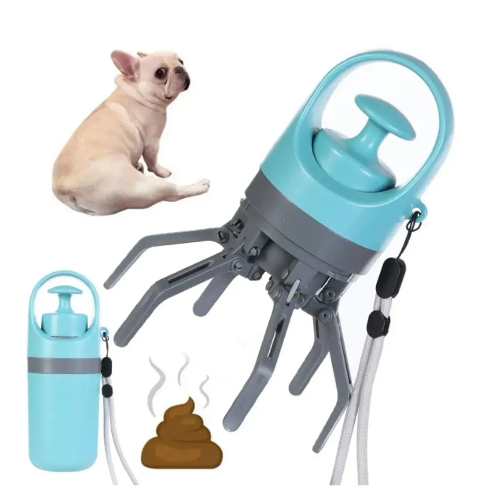 Lightweight Pooper Scooper: Built-in Bag Dispenser, Easy Waste Cleanup.
