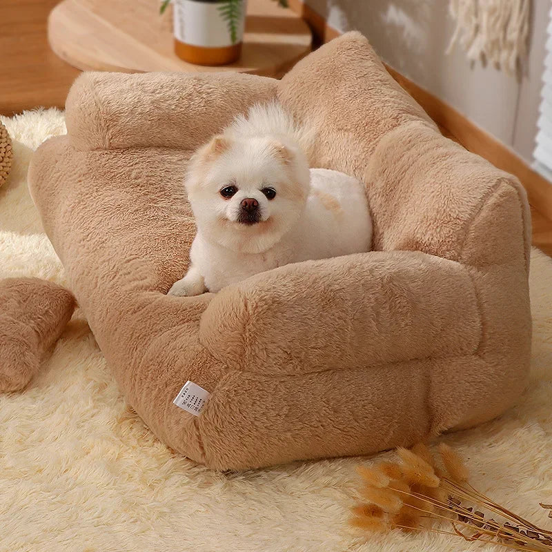 Sofa Bed: Plush, washable, warm, thicken cushion, comfortable, cat furniture.