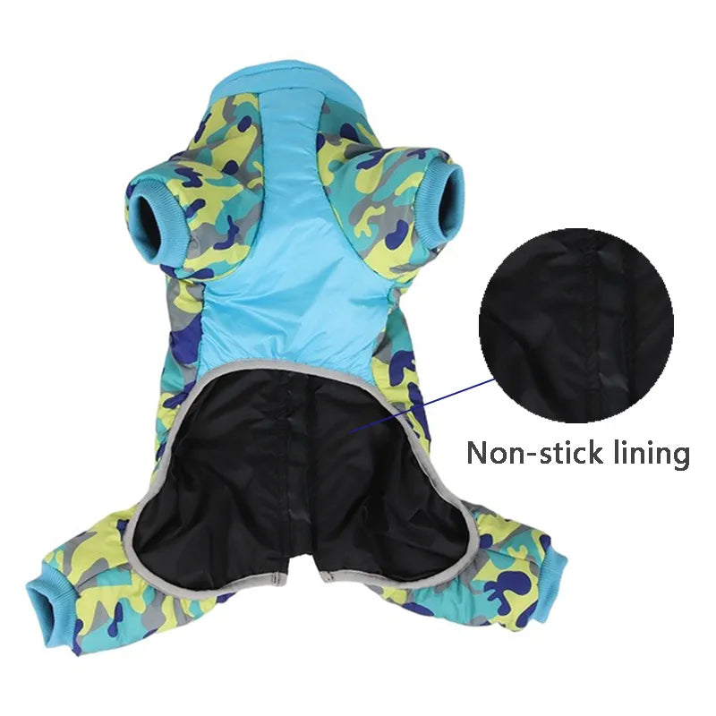 Winter Thicken Dog Jacket: Waterproof coat for small-medium dogs.