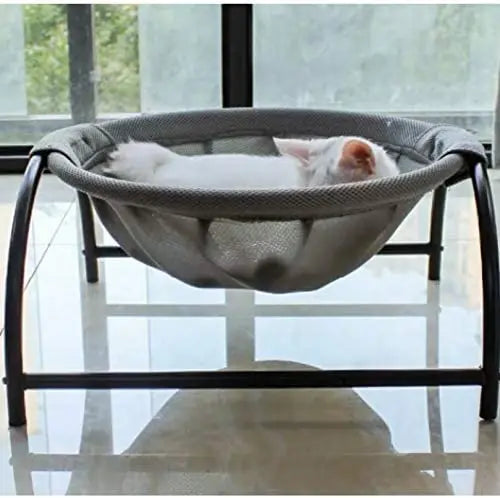 New Summer Pet Cat Bed: Washable Hammock, Comfortable Breathable Lounger