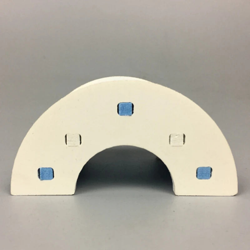Rainbow Bridge Hamster Toy: Colorful plastic bridge for hamsters.