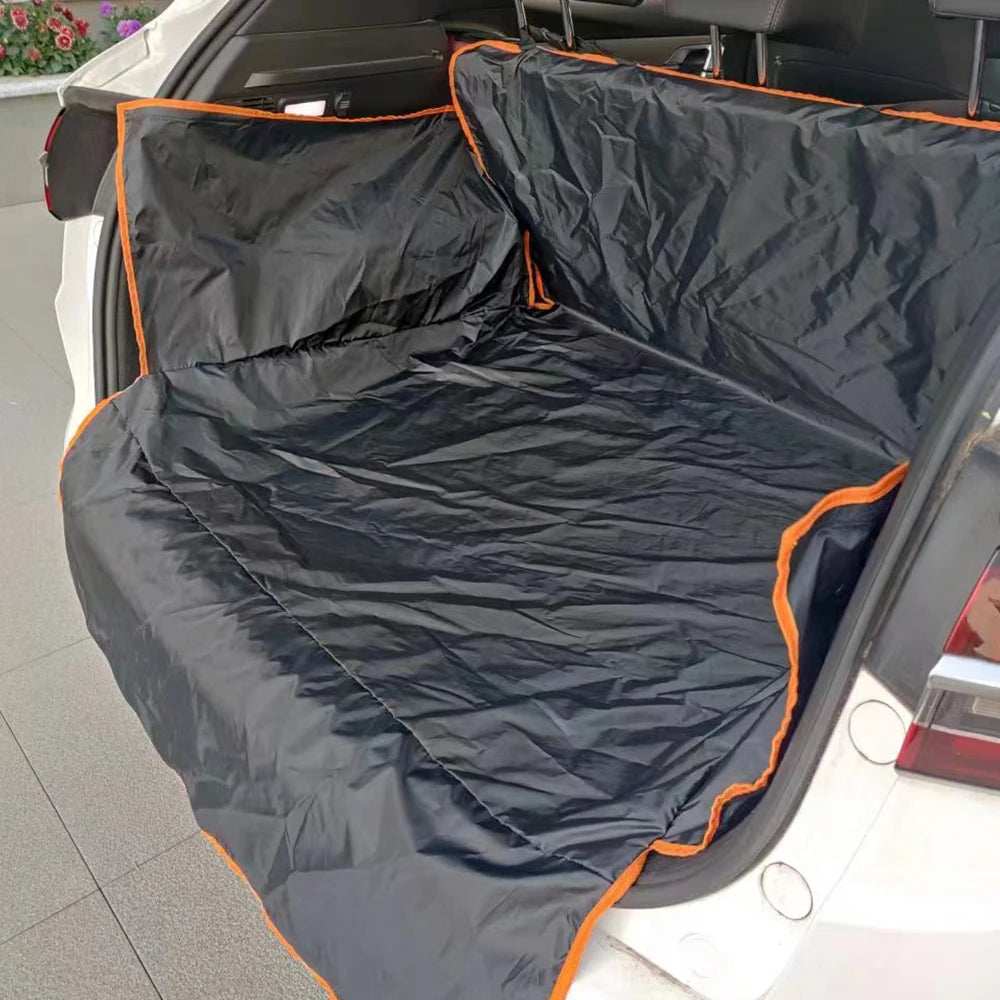 SUV cargo liner: Waterproof cover for pet transportation.