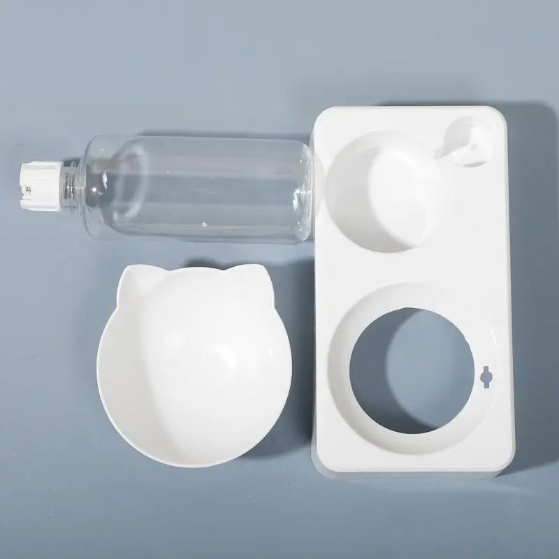 Ergonomic Pet Bowl with Automatic Feeder