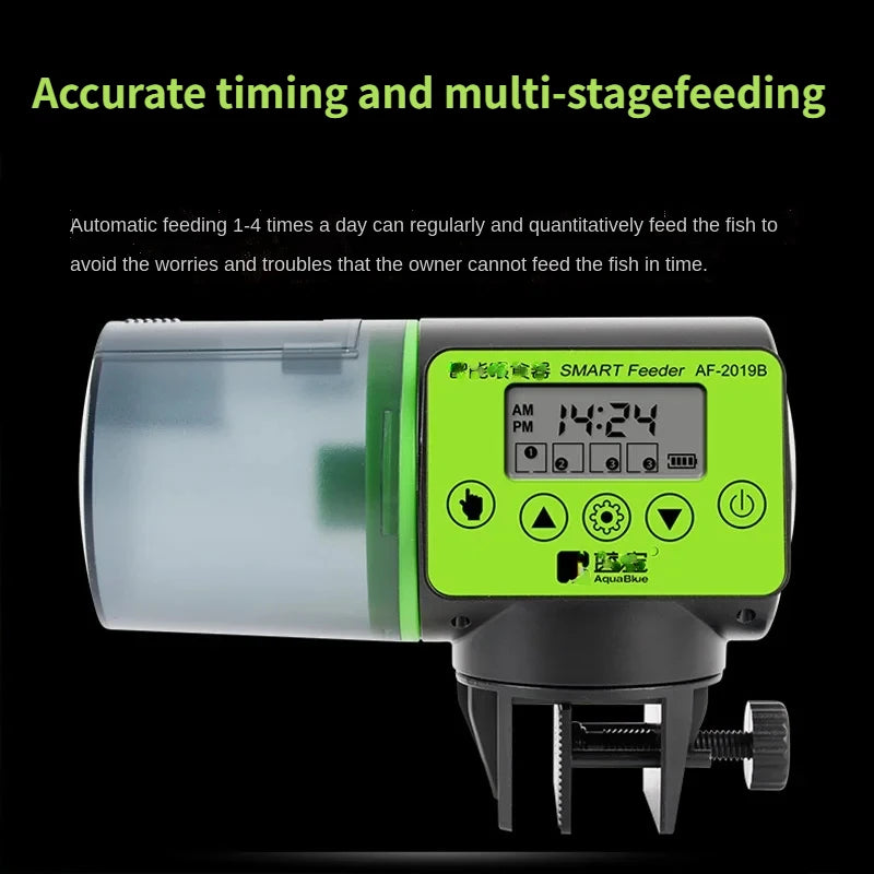 Intelligent Aquarium Feeder: Ensure Your Fish Are Fed On Time!