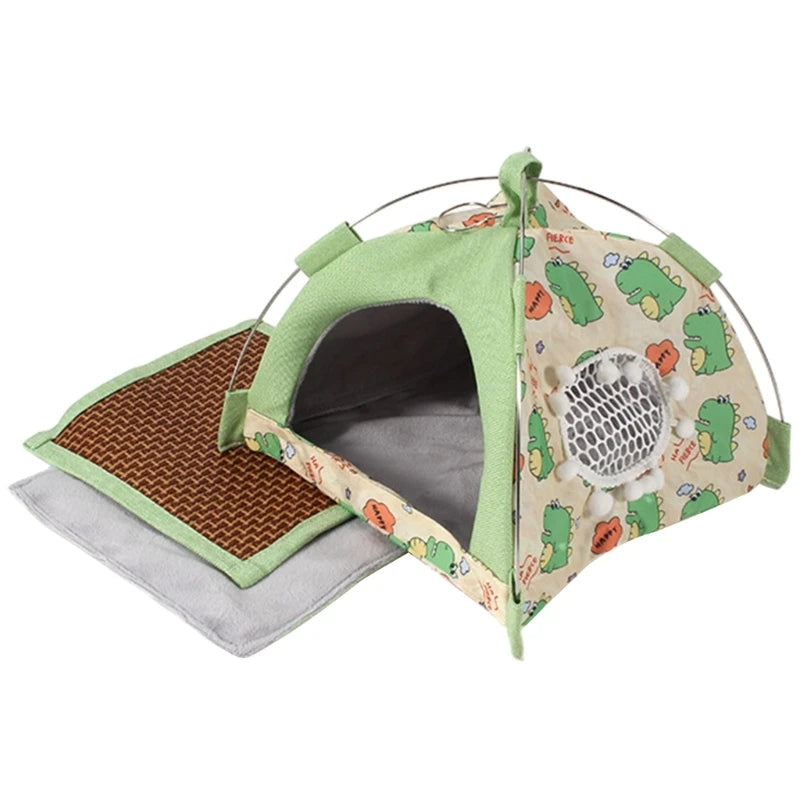 Hanging Canvas Parrot Tent: Universal Bird Hammock, Small Pet Nest