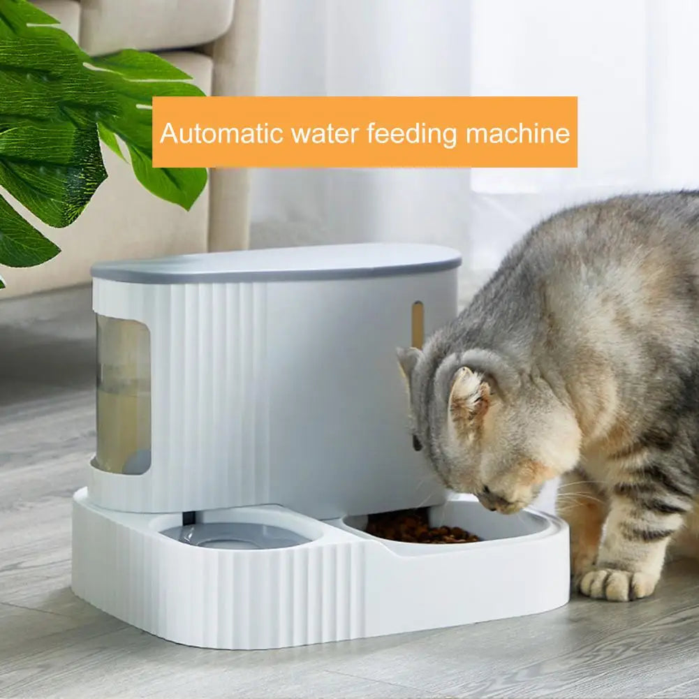 Pet Automatic Food Water Feeding Bowl: Easy to clean