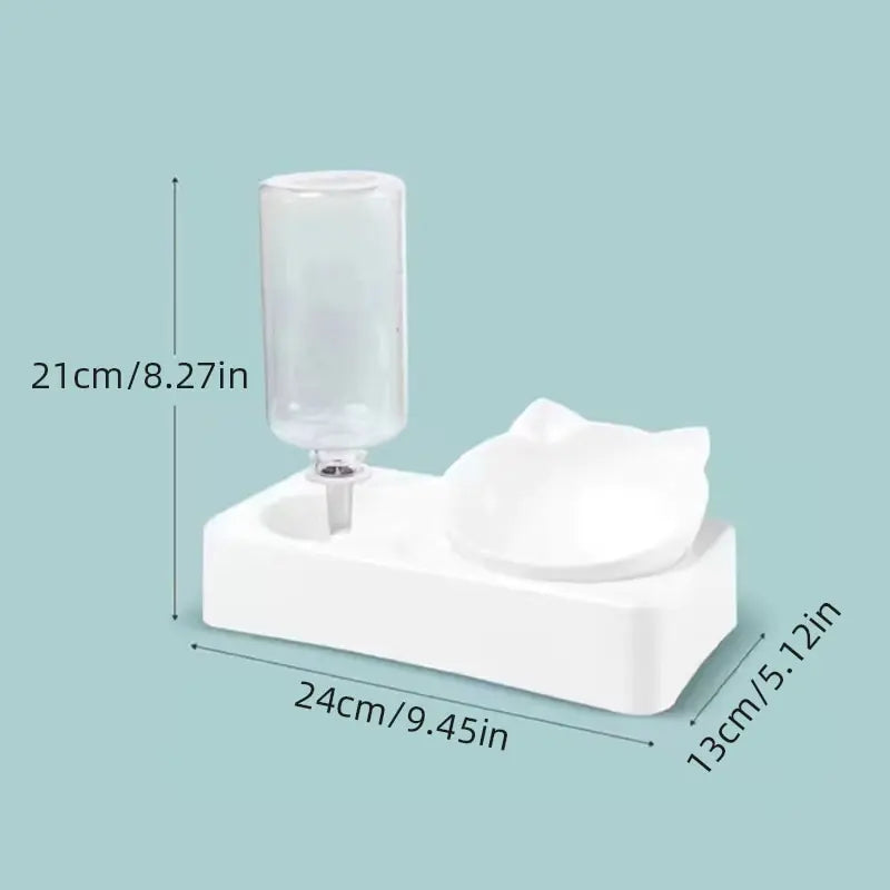 Ergonomic Pet Bowl with Automatic Feeder