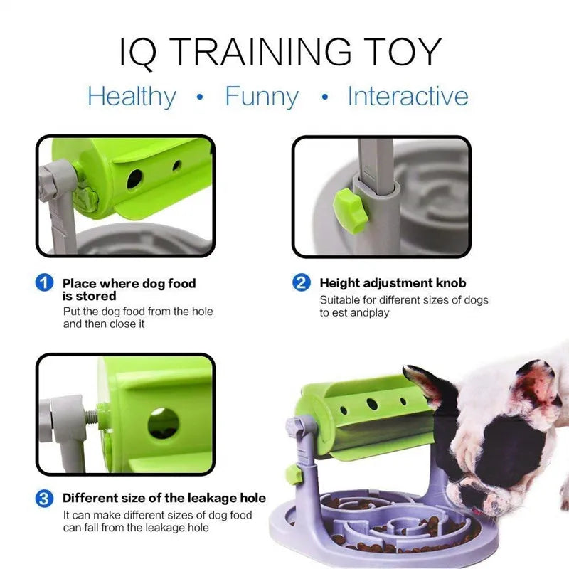 Dog Puzzle Feeder Toy: Dispensing toy for dogs, alleviates anxiety.