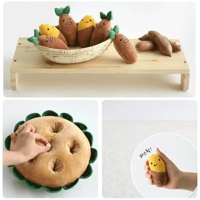 Pet Snuffle Mat: Interactive Feed Game for Cats and Dogs