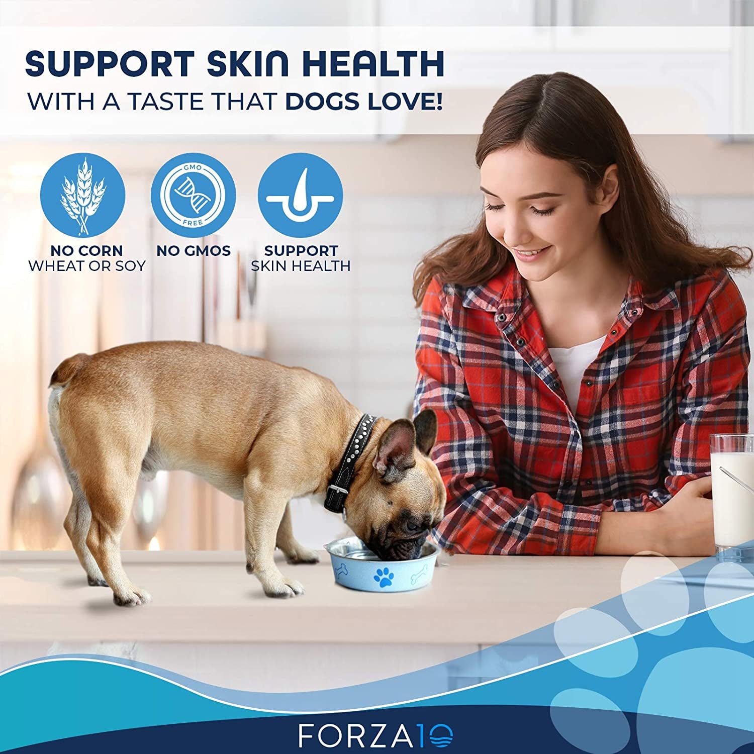 Sensitive Skin Dog Food: Grain-Free, Curative Herbs, Anchovy Flavor, 5lb Pack