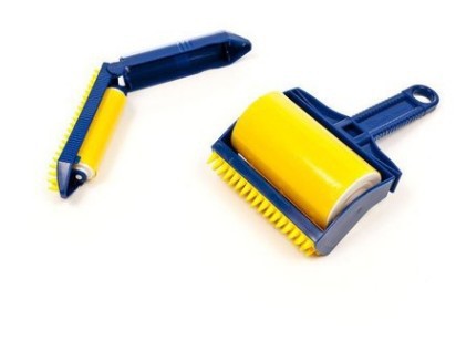 Portable Lint Remover: Sticky Roller for Pet Hair Cleaning