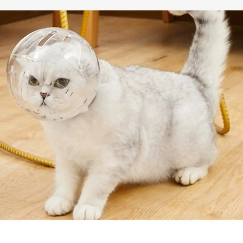 Adjustable & Breathable Cat Hood: Anti-Bite Head Cover, Pet Cat Muzzle Prevent from Biting & Chewing