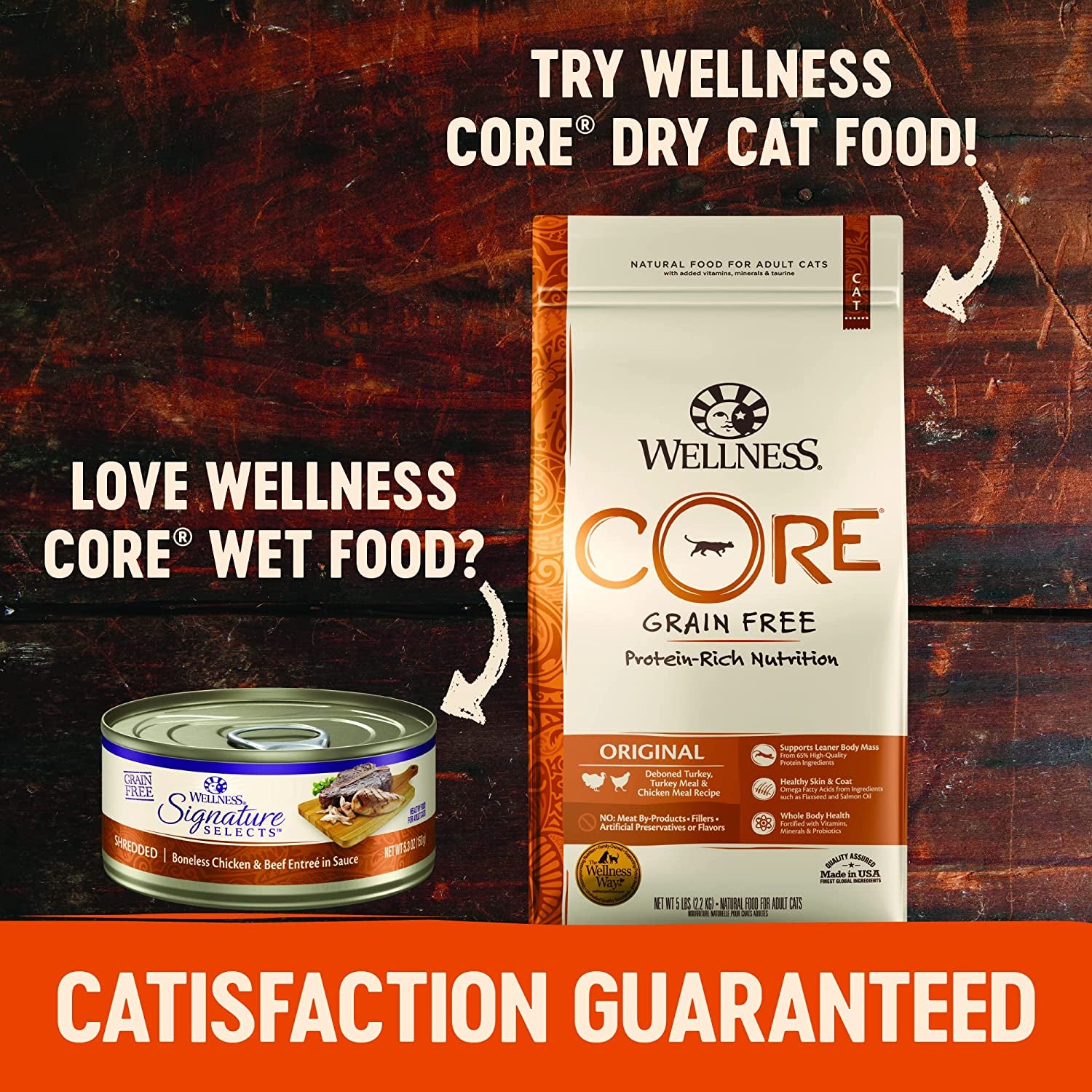 Signature Selects Wet Cat Food by CORE Wellness: Grain-Free, Natural, Made with Real Meat (Chunky Beef & Chicken, 2.8-Ounce, Pack of 12)