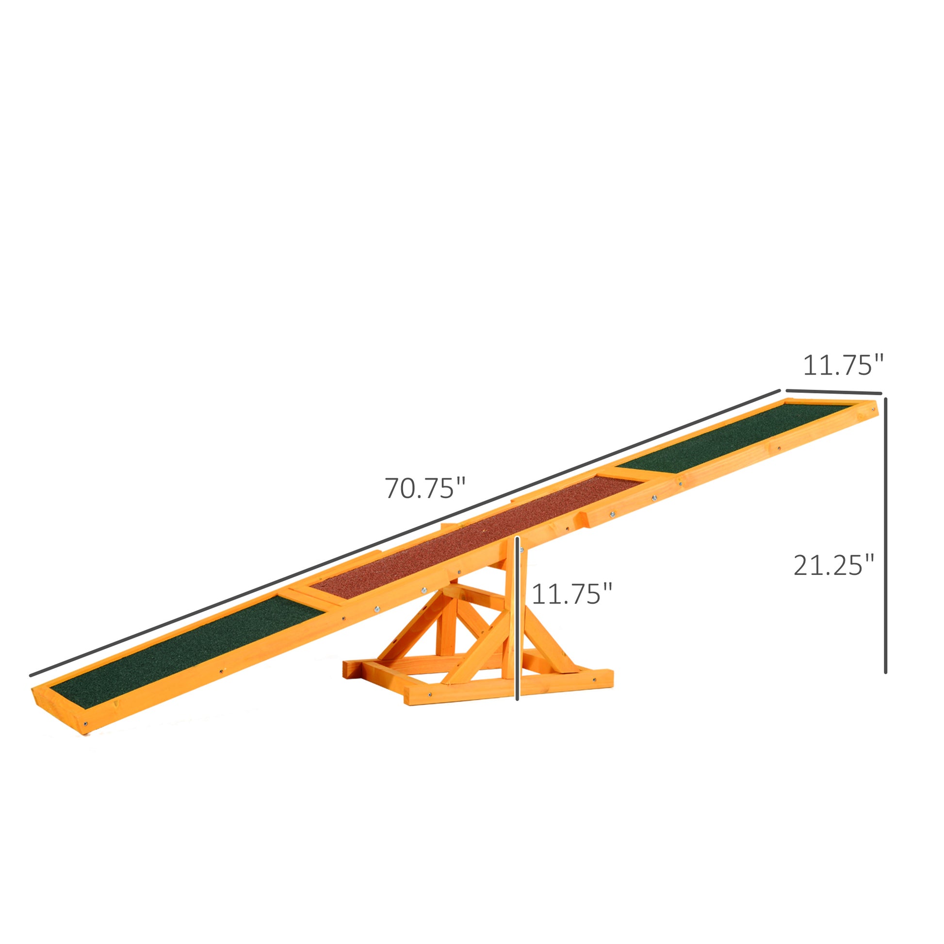 Pet Seesaw: Wooden Dog Training Equipment for Active Play
