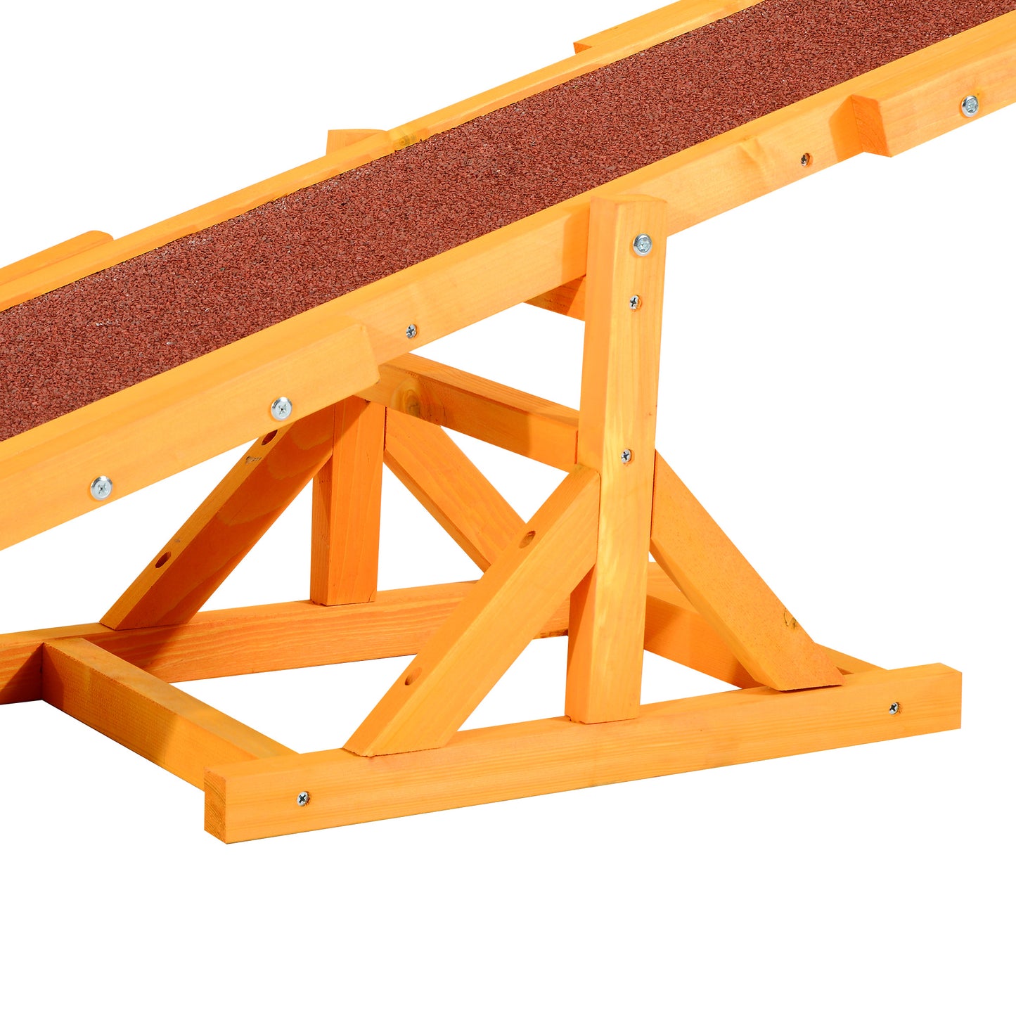 Pet Seesaw: Wooden Dog Training Equipment for Active Play