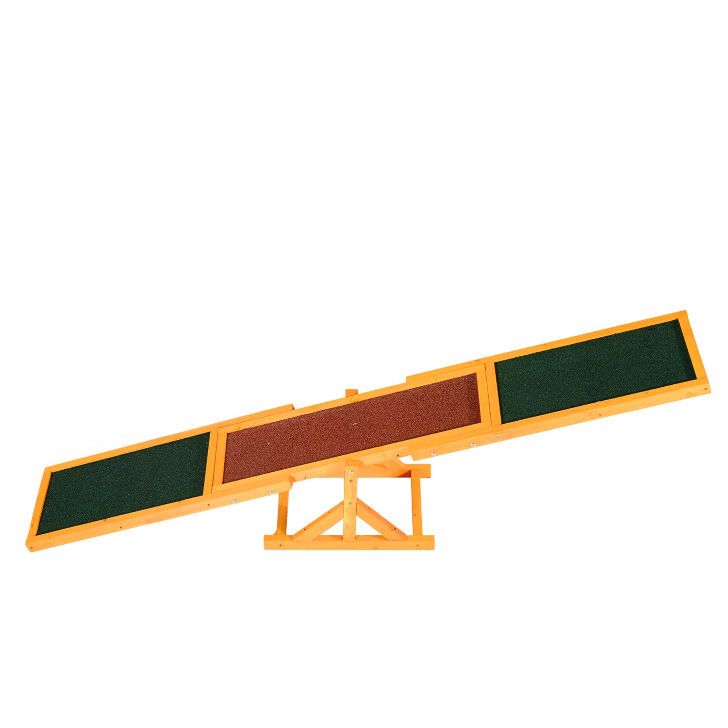 Pet Seesaw: Wooden Dog Training Equipment for Active Play
