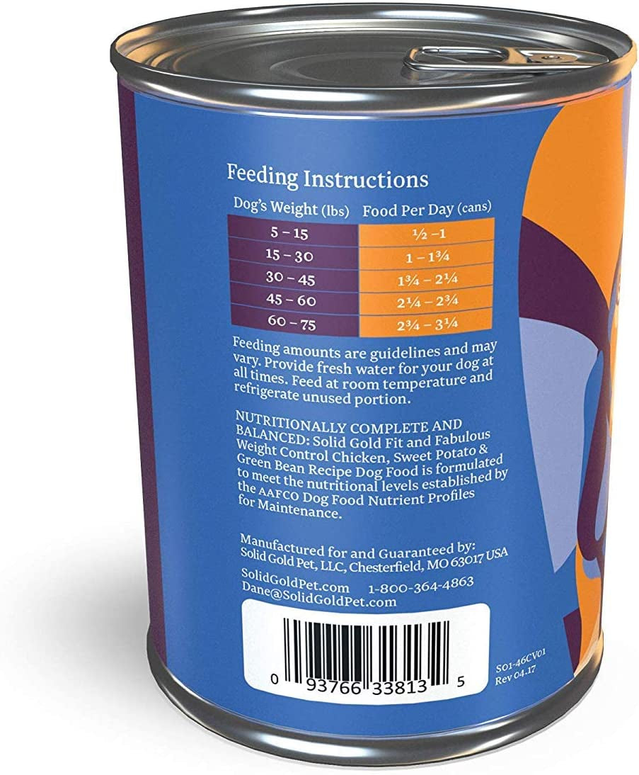 Weight Management Dog Food: Real Chicken, Sweet Potato, Green Bean