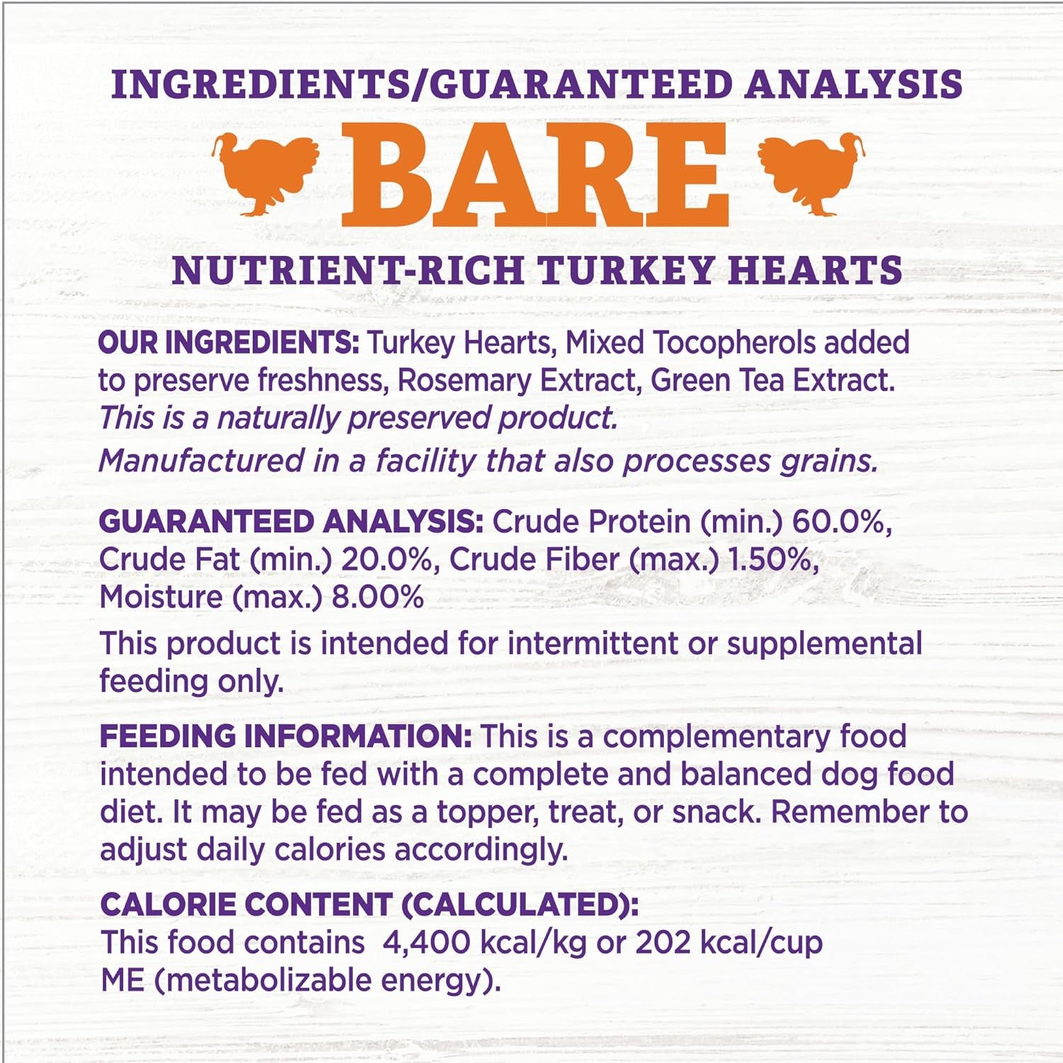 CORE Wellness Bowl Boosters: Grain-Free Turkey, Freeze-Dried mixer, 4 Oz